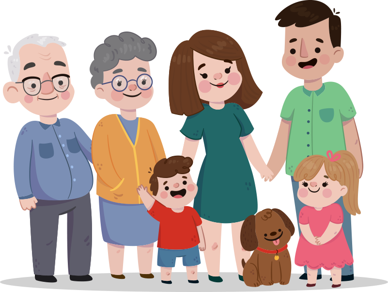 ilustração família